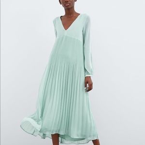 Zara pleated dress.